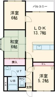 コーポ美原Ⅰの間取り画像