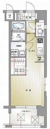 エンクレスト博多駅南Ⅲの間取り画像