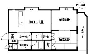 サンヒルズ坂之上の間取り画像