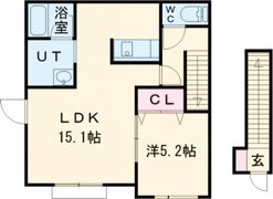 Maison de Chattes（メゾンドシャト）の間取り画像