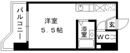 ルフェール熊本通町の間取り画像