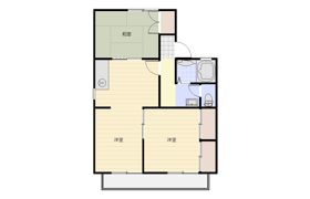 レジデンスオリーブAの間取り画像