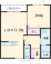 アンジェリカルートの間取り画像