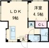 第2高木マンションの間取り画像