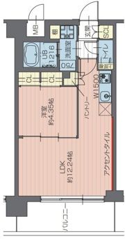 プレジオ川口ASIANの間取り画像