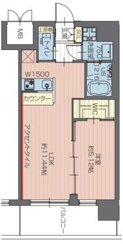 プレジオ川口ASIANの間取り画像