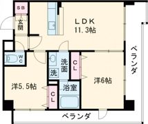 プレステージ10番館の間取り画像