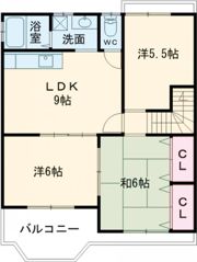 シャトーエスの間取り画像