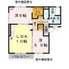 グリーンコート初芝 Dの間取り画像