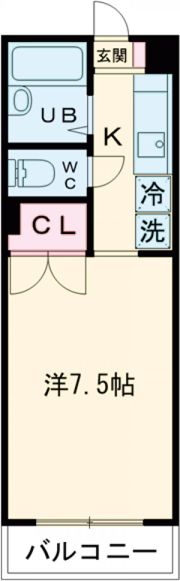 カーサシエスタの間取り画像