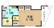 シャイン長束の間取り画像