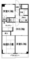 サンハイツ石田の間取り画像