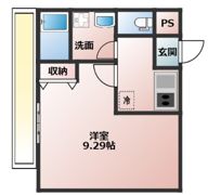 フラッティ西京極の間取り画像