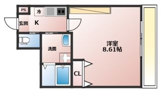 フラッティ西京極の間取り画像