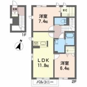 ルピナス Bの間取り画像