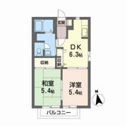オーセントEの間取り画像