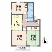 グレース・キャビン Bの間取り画像
