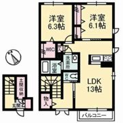 シャーメゾン中新開の間取り画像