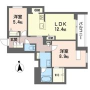 ヴィリジアン陣屋Ⅱの間取り画像