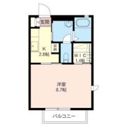 グランディス川寺の間取り画像