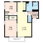 サニーホームズ根岸Dの間取り画像