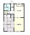 松本連棟式貸家の間取り画像