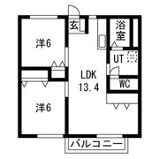 メゾン白国2号の間取り画像