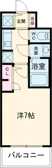 S-RESIDENCE堺altklasの間取り画像