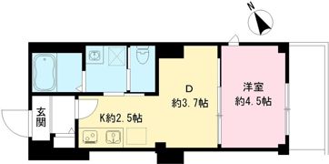 つむぎの杜 西荻みなみの間取り画像
