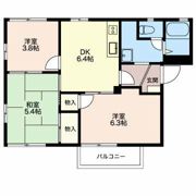 ウィンディーSUZUKA Bの間取り画像