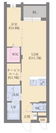LIFEFIELD曰佐の間取り画像