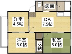 サンビレッジゆたかBの間取り画像