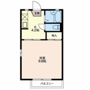 ディアス犀北 Bの間取り画像