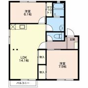 フレグランス日詰 Bの間取り画像