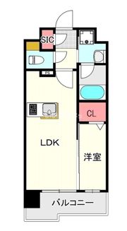 デュオフラッツ平尾の間取り画像