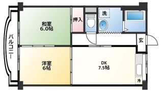ハイツハピィバリーI北棟の間取り画像