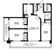 セッテ西新の間取り画像