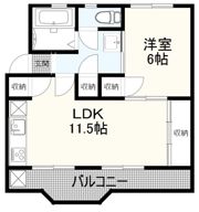 湊コーポⅠの間取り画像