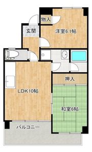 コンフォールメゾンの間取り画像