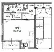 プティ・シャンブルの間取り画像