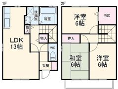 ファミール Bの間取り画像