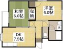 リバーサイドハイツの間取り画像