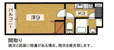 ドミールⅥの間取り画像