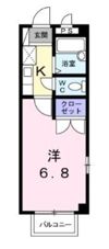 ニューシティアベニューBの間取り画像