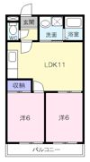 サンエイハイツの間取り画像