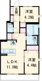 グローレ遠賀野 A棟の間取り画像