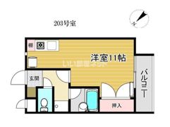PLEAST清水の間取り画像