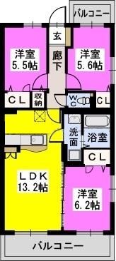 グランツの間取り画像