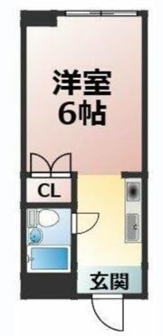 ニュースカイマンションの間取り画像