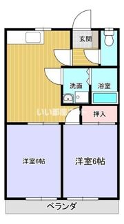 リバーサイド野本Ⅰの間取り画像